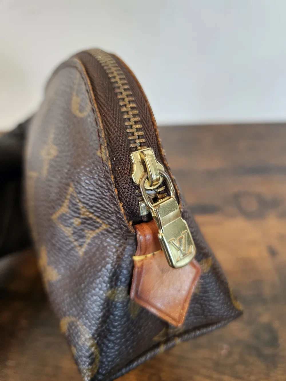 Louis Vuitton Monogram Cosmetic Pouch in Brown